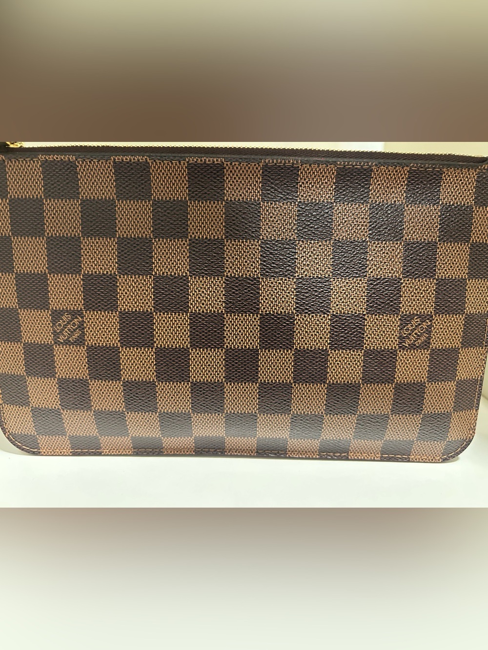 Authentic Louis Vuitton Neverfull Pouchette Wristlet - Picture 4 of 14